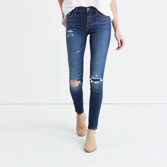 Madewell 9" High Riser Skinny Skinny Jeans - Picture 2 of 13
